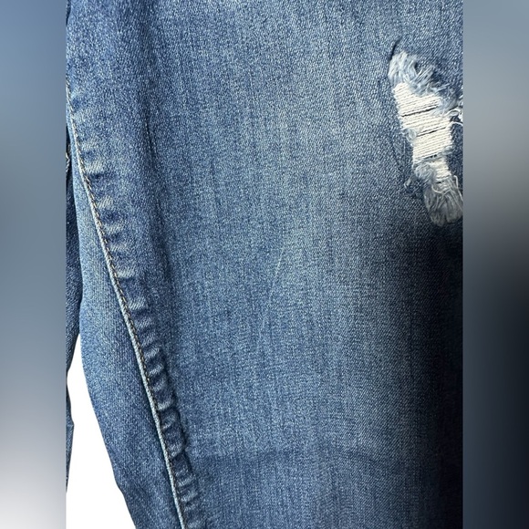 Liverpool Jeans Company Womens Distressed Mid-Rise Skinny Jeans Blue Size 6 / 28 - Picture 5 of 11